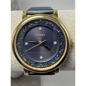 Timex TW2R93100 City Collection New Battery Ladies Watch 38MM 8" Leather Band